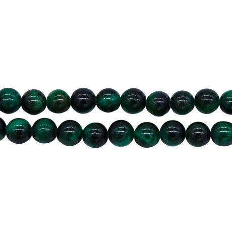 6ST421-G: Green Tiger Eye Round 6mm
