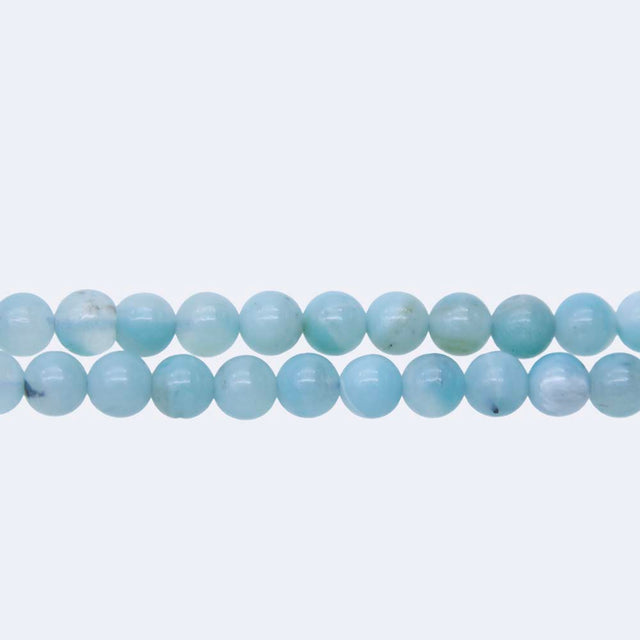 6ST436: Amazonite Round 6mm 15" String