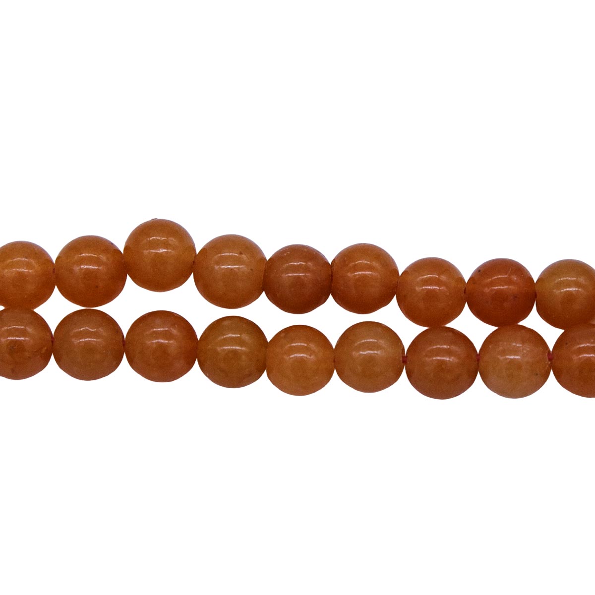 6ST449-OR: Orange/red Aventurine Round 6mm