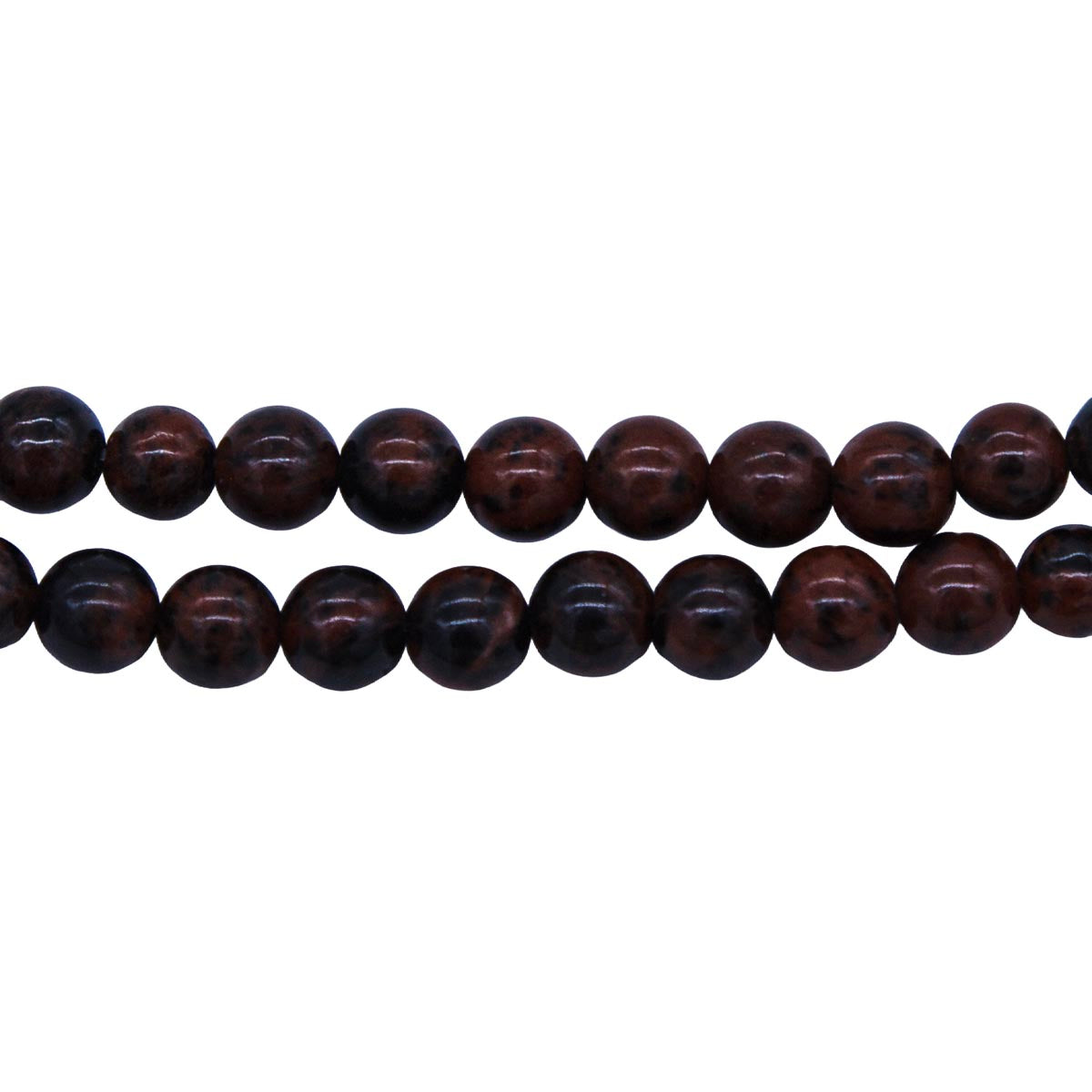 6ST554: Brown Obsidian Round 6mm