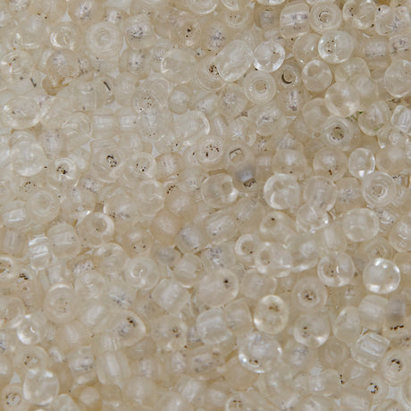 6SV100-14: Vintage Venetian Transparent Crystal 6/0 250 Grams