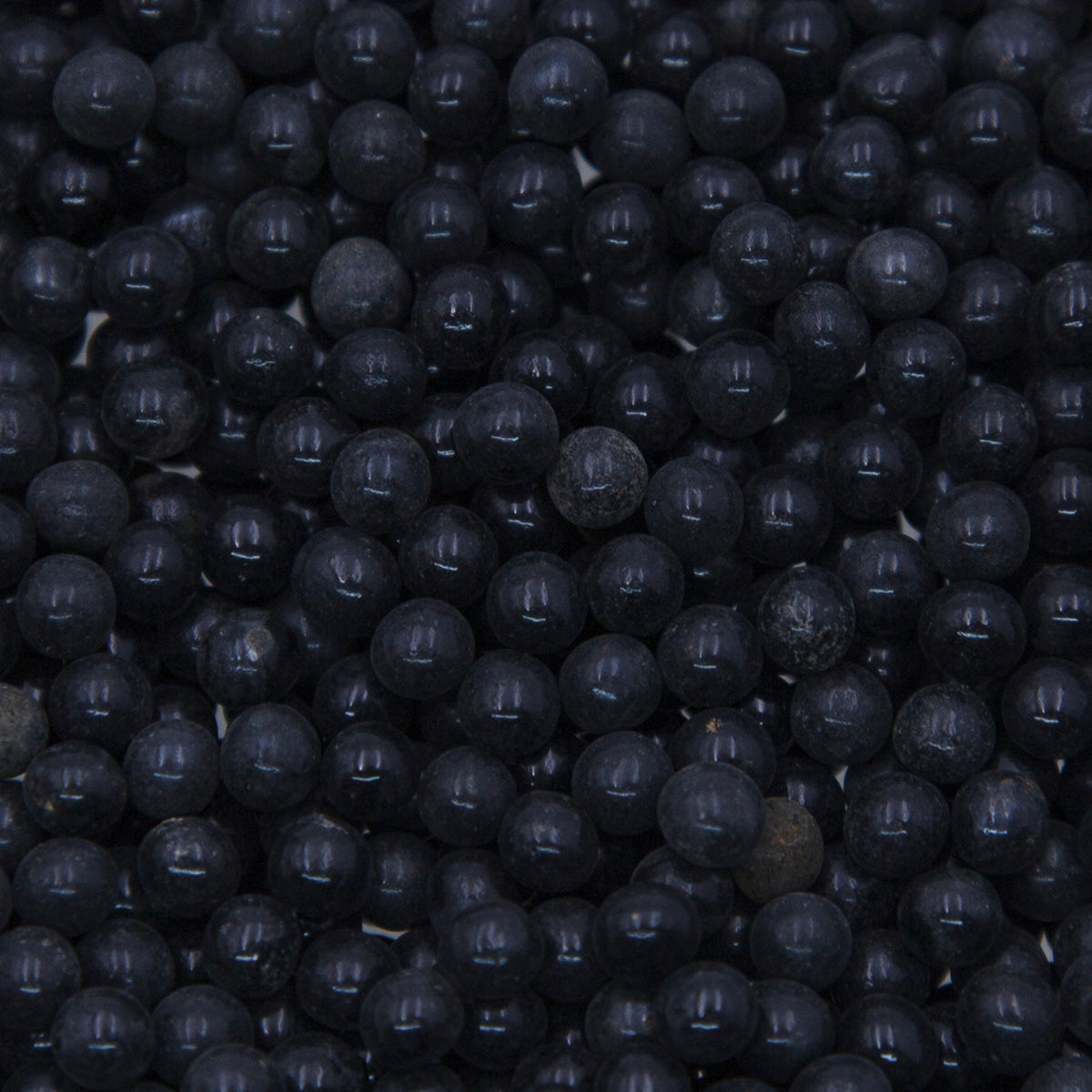 6SV100-27: VIN VEN No Hole Op Jet Black 6/0