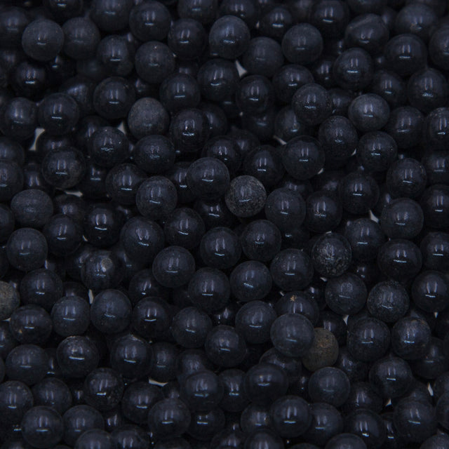 6SV100-27: VIN VEN No Hole Op Jet Black 6/0