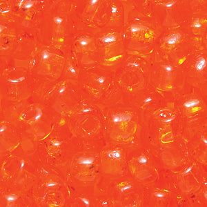 6SV232-2R: Vintage Venetian Transparent Orange #2 Square Hole 6/0 50 Gram Bag