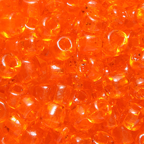 6SV232-3Q: Vintage Venetian Transparent Orange #3 SQ Hole 500 Grams