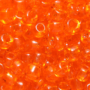 6SV232-3Q: Vintage Venetian Transparent Orange #3 SQ Hole 500 Grams