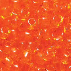 6SV232-3QR: Vintage Venetian Transparent Orange #3 Square Hole 50 Gram Bag