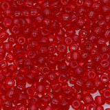 6SV244-4QR: Vin Ven SB Trns Red #4 SQ Hole 6/0 - 50GM