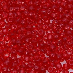 6SV244-4QR: Vin Ven SB Trns Red #4 SQ Hole 6/0 - 50GM