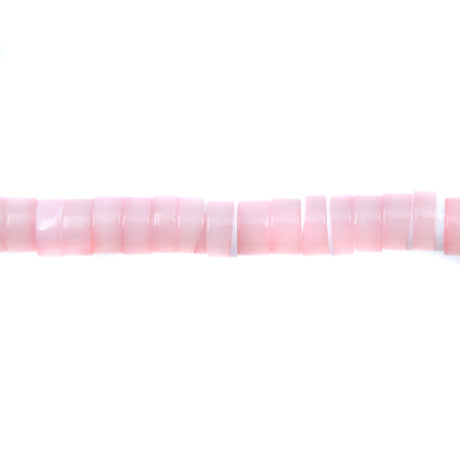 70MP691-H: MOP Pink Shell Heishi 2x4mm