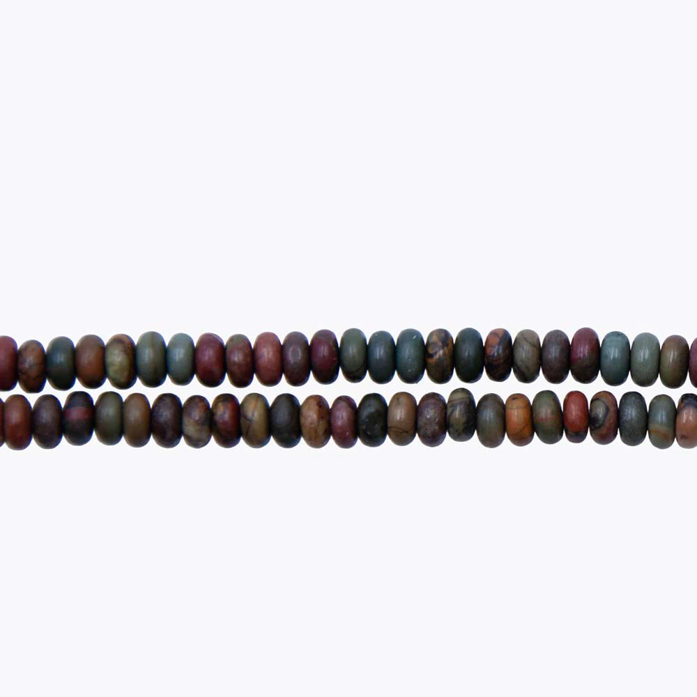 70ST451: Cherry Creek Jasper Rondell 4x6mm