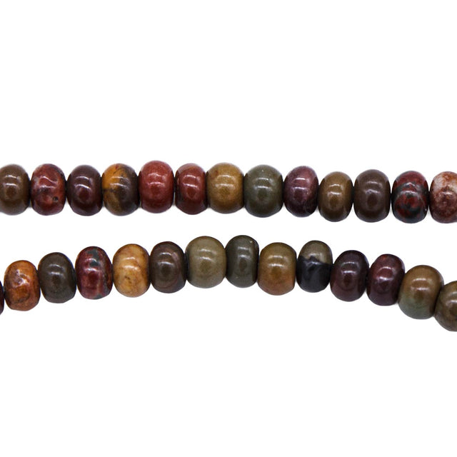 70ST451: Cherry Creek Jasper Rondell 4x6mm