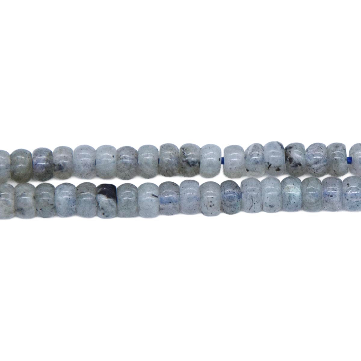 70ST456-LT: 4mm Labradorite Rondelle Beads 15.5"