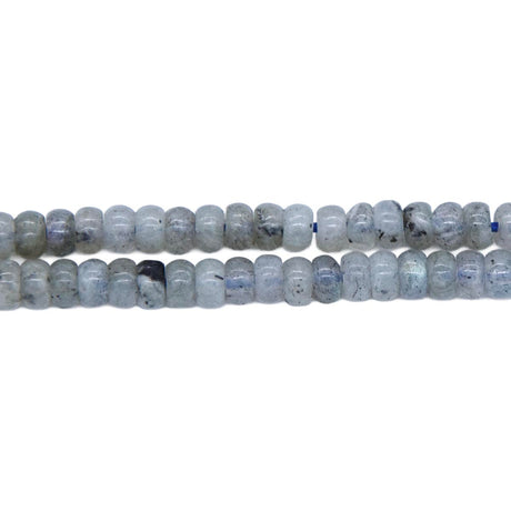 70ST456-LT: 4mm Labradorite Rondelle Beads 15.5"