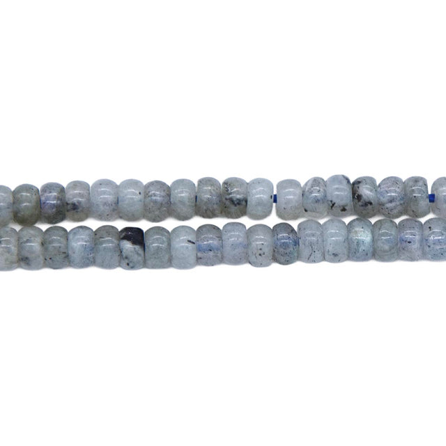 70ST456-LT: 4mm Labradorite Rondelle Beads 15.5"