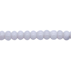71SH110: Shell Rondelle White 4x6mm 96 Pieces