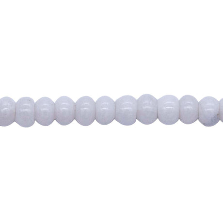 71SH110: Shell Rondelle White 4x6mm 96 Pieces