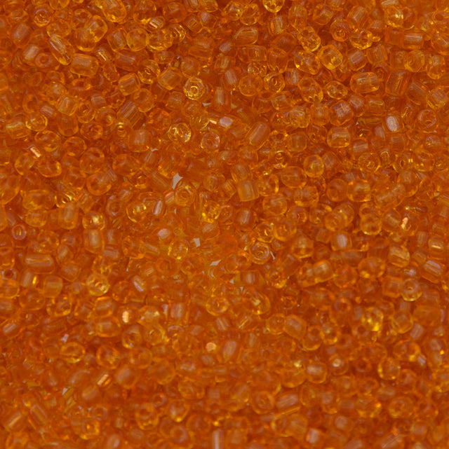 71SV229-2R: Vintage Venetian Transparent Burnt Orange #2 Hex 11/0 50 Gram Bag
