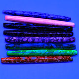 72BN131: Hair Pipe MIX Marble 3IN 8PC