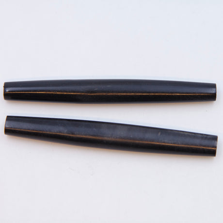 72HP109-E: Buffalo Horn Hair Pipe 3 Inch Economy 10 Pieces