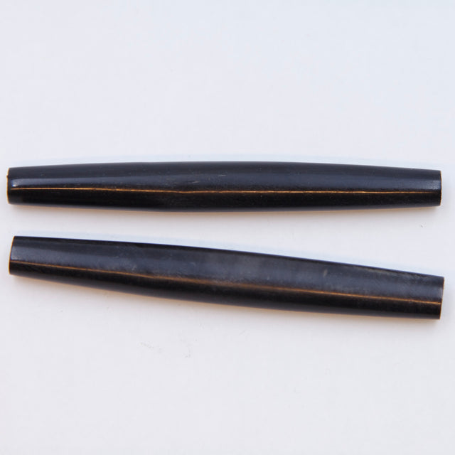 72HP109-E: Buffalo Horn Hair Pipe 3 Inch Economy 10 Pieces