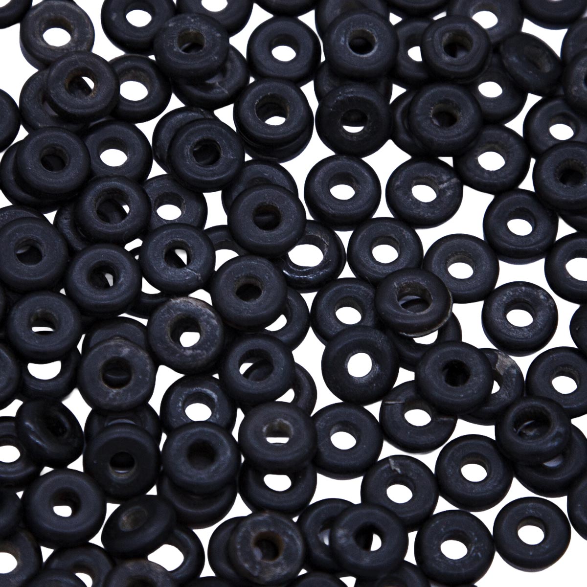 73HR109: Horn Saucer Black Color 6mm 150 Pieces