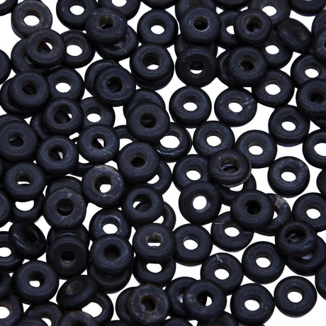 73HR109: Horn Saucer Black Color 6mm 150 Pieces