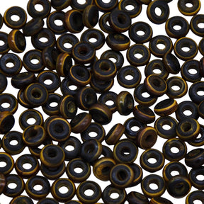 73HR153: Horn Saucer Burnt Color 6mm 150 Pieces