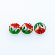 74AG212-1: Acrylic Coin Flower 10mm - 5PC