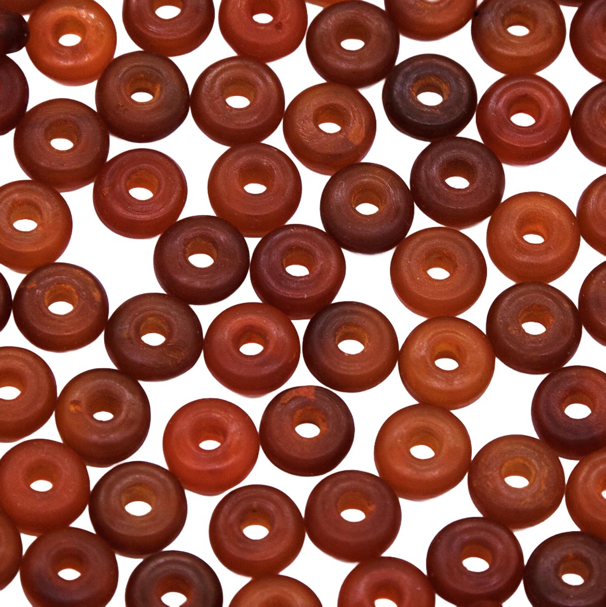 74HR252: Horn Saucer Amber/Orange Color 8mm 100 Pc