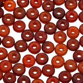 74HR252: Horn Saucer Amber/Orange Color 8mm 100 Pc