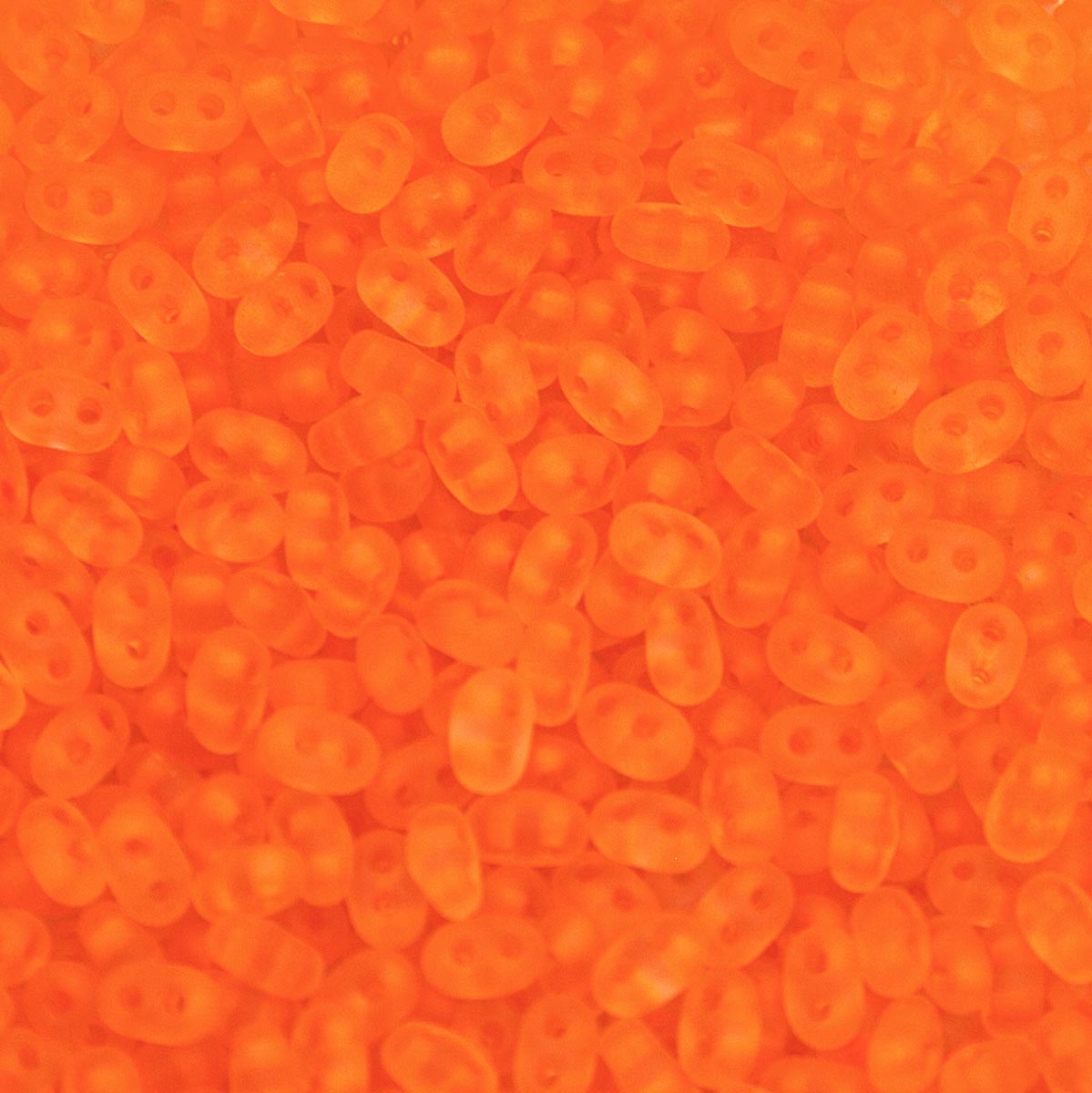 74SB638 N2R: CZ Twin 2-H SB Trans Neon Orange 2.5x5mm 50GM