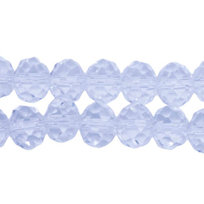75CD212: Crystal Faceted Rondelle Crystal 6x8mm AAA Grade 1 String