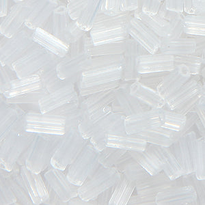 75SV212: Vintage Venetian Hex Bugle Crystal #1 5mm 500 Grams