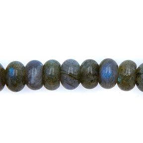 76ST456-R: Labradorite Rondelle 10x6mm 16" String