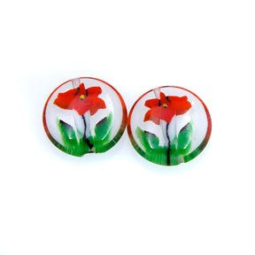 77AG212-1: Acrylic Coin Flower 16mm - 3PC