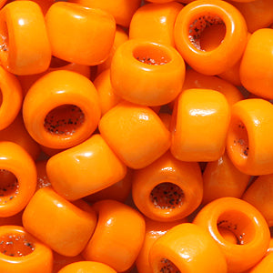 77SV132-1: Vintage Venetian Small Crow Opaque Yellow Orange #1 6mm 250 Grams