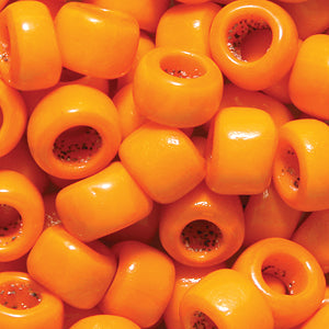 77SV132-1R: Vintage Venetian Small Crow Opaque Yellow Orange #1 6mm 50 Gram Bag