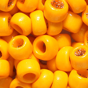 77SV132-3: Vintage Venetian Crow Yellow Orange #3 Small Crow 250 Grams