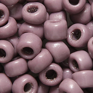 77SV196: Vintage Venetian Small Crow Opaque Orchid #1 6mm 250 Grams