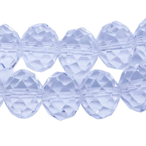 78CD212: Crystal Round Rondelle Crystal 9x12mm 1 String