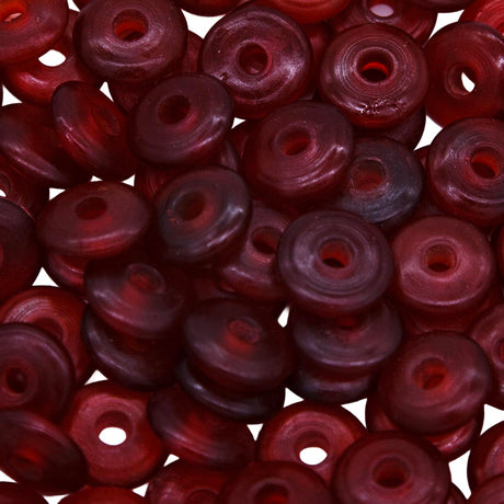 78HR247: Horn Saucer Red Amber Color 12-13mm 80PC