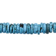 78ST612-TQ: Turquoise Magnesite Heishi Disc 2x8mm