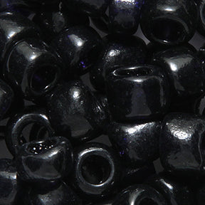 78SV279-1: Vintage Venetian Medium Crow Deep Cobalt/amethyst Mix 7mm 250 Grams