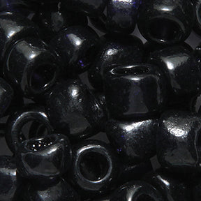 78SV279-1R: Vintage Venetian Medium Crow Deep Cobalt/amethyst Mix 7mm 50 Gram Bag