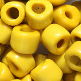 79SV122-2: Vintage Venetian Large Crow Yellow #2 9mm 250 Grams