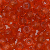 79SV232-1: Vintage Venetian Crow Transparent Orange #1 9mm 250 Grams