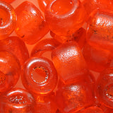 79SV232-1: Vintage Venetian Crow Transparent Orange #1 9mm 250 Grams