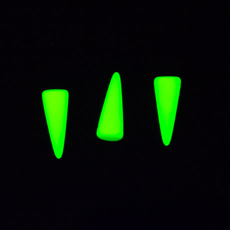 7DP622-NMR: CZ Spike Neon Yellow Matte 7x17mm-6PC