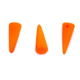 7DP638-NMR: CZ Spike Neon Orange Matte 7x17mm-6PC